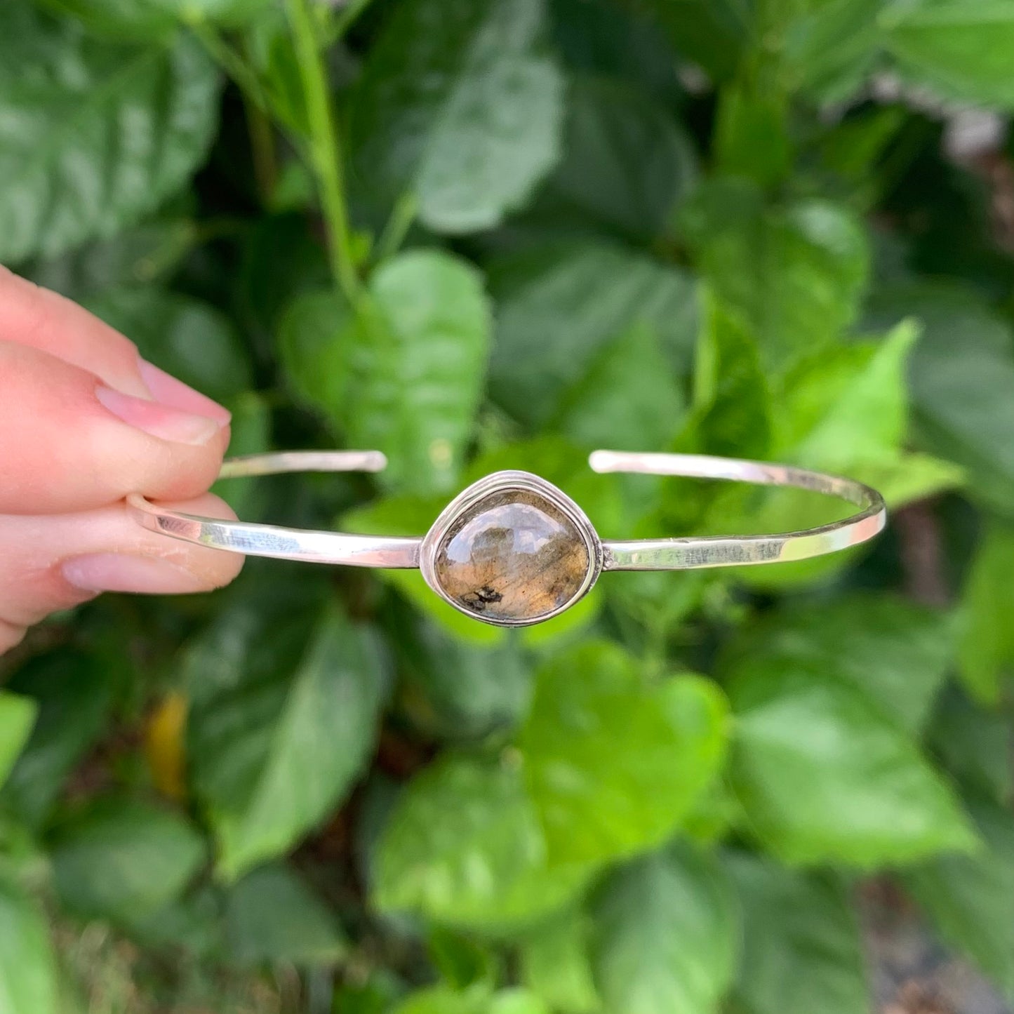 Labradorite Cuff Bracelet | Sterling Silver | Natural Crystal Bracelet | Gemstone Bracelet | Handmade | Gift | Gifting | Arm Cuff | Gifts