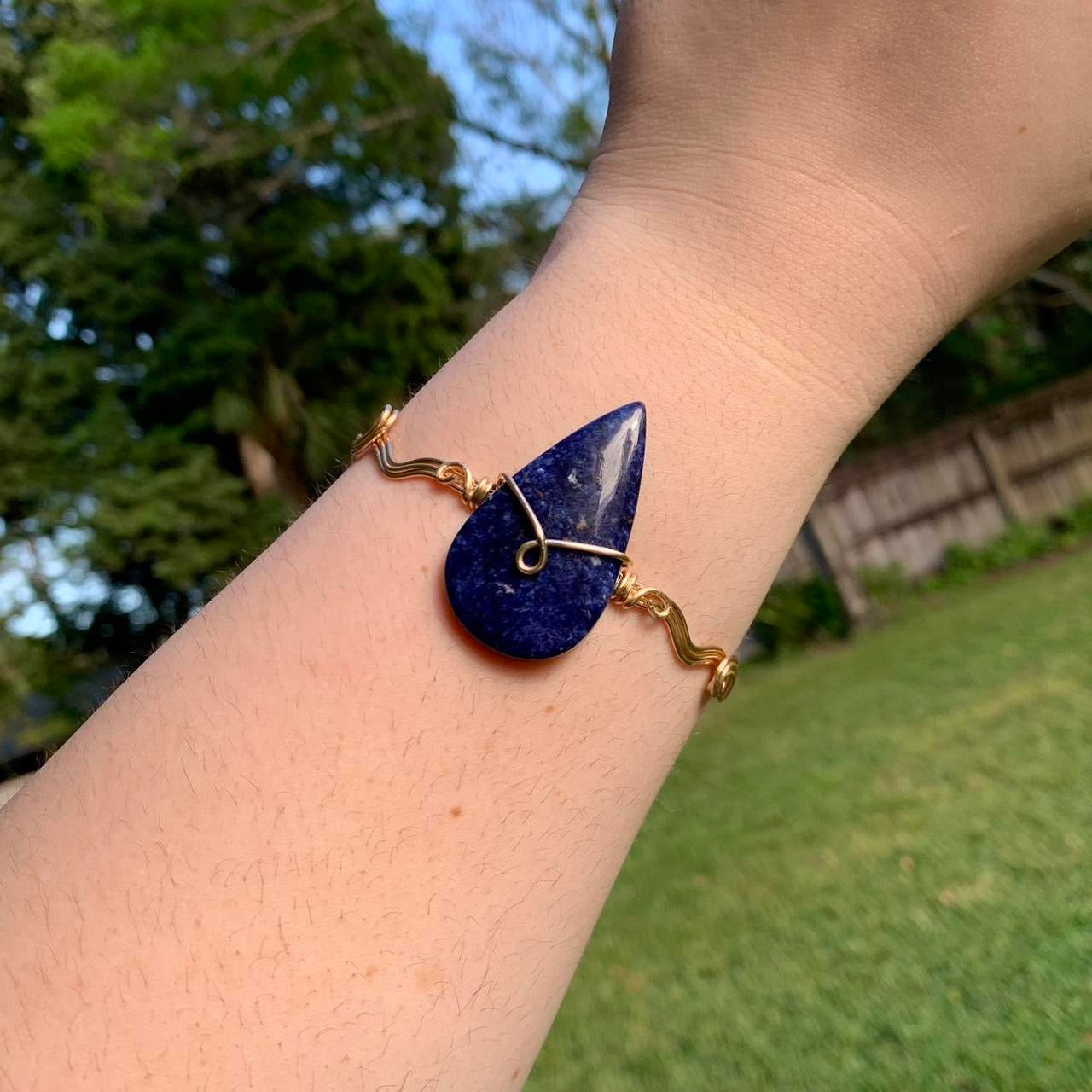 Sodalite Crystal Bracelet