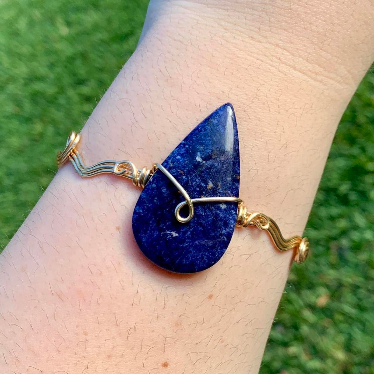 Sodalite Crystal Bracelet