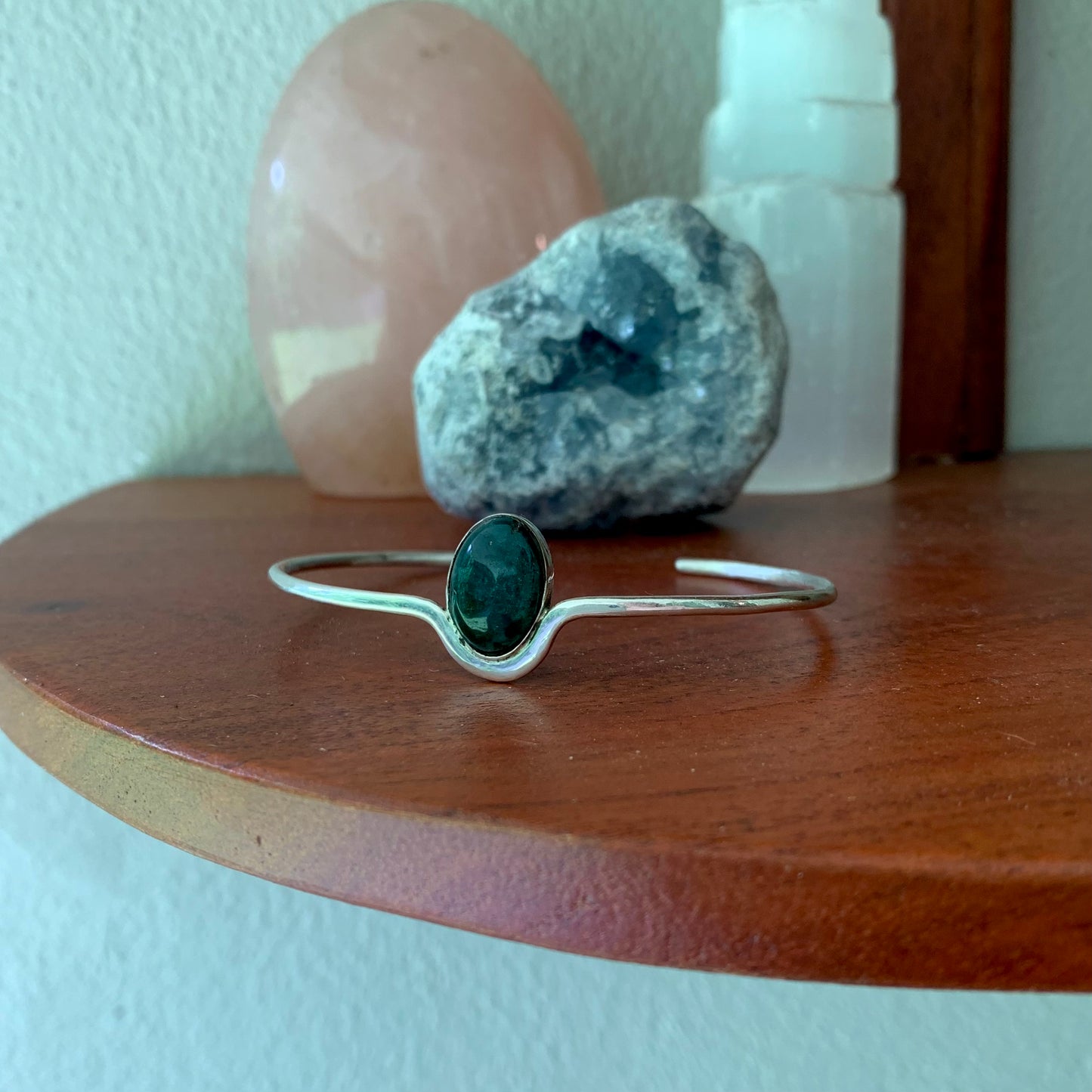 Indian Agate Sterling Silver Cuff | Arm Cuff | Crystal | Gems | Bracelet | Bohemian | Goddess | Band | Jewelry | Gift | Gifts for Her | Cuff