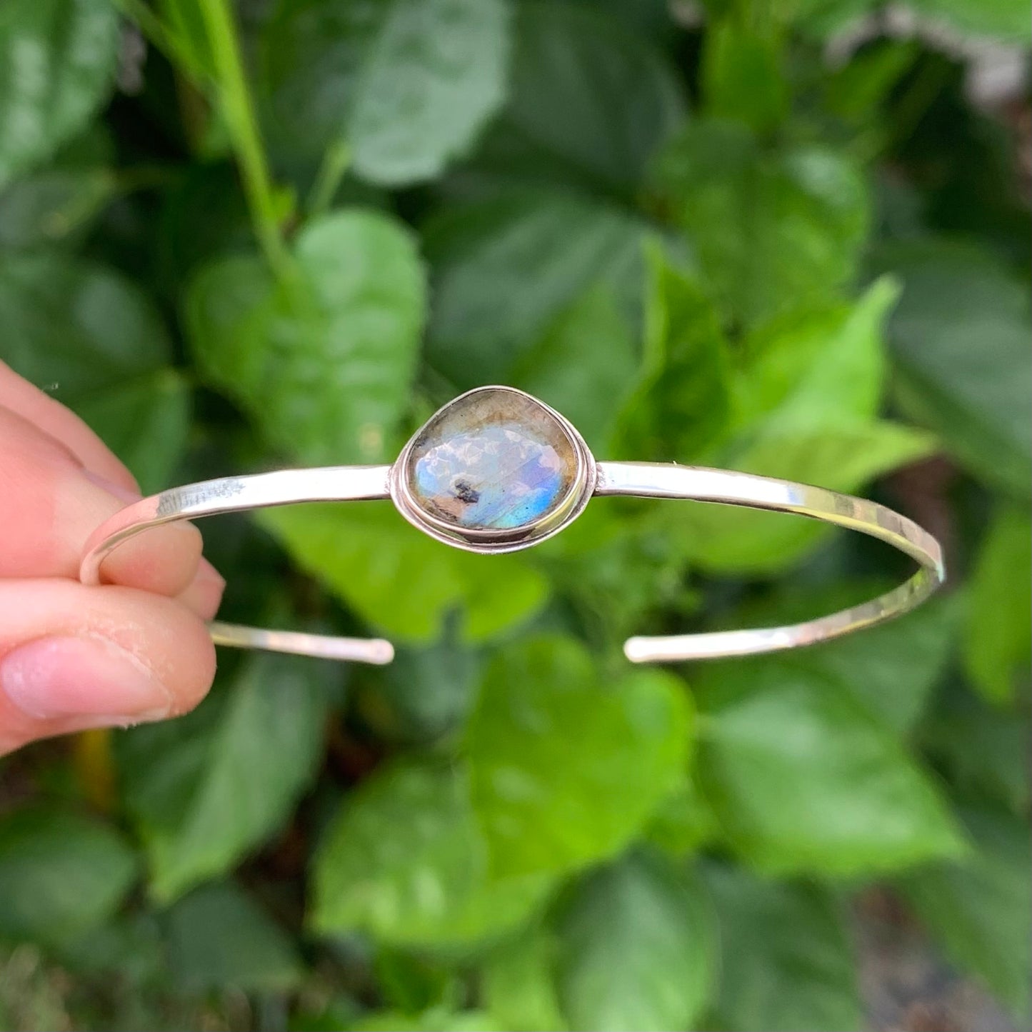 Labradorite Cuff Bracelet | Sterling Silver | Natural Crystal Bracelet | Gemstone Bracelet | Handmade | Gift | Gifting | Arm Cuff | Gifts