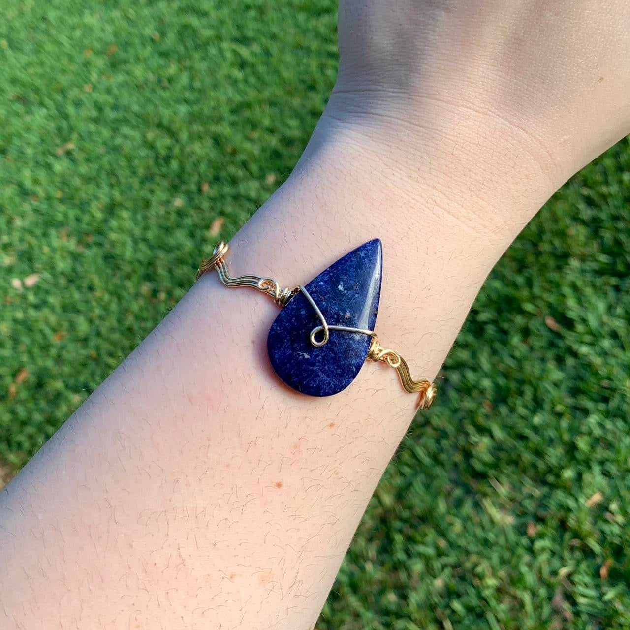 Sodalite Crystal Bracelet