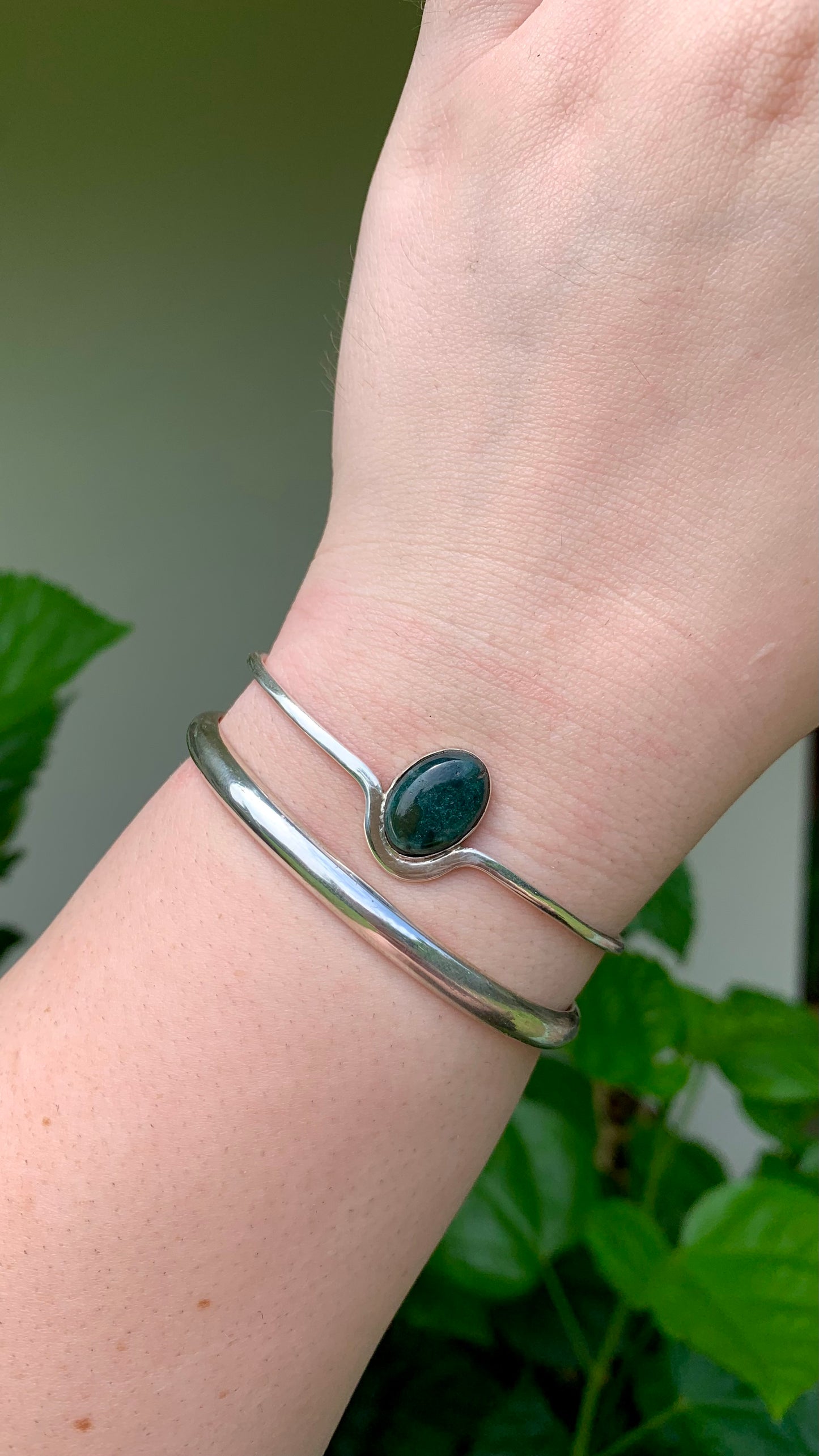Indian Agate Sterling Silver Cuff | Arm Cuff | Crystal | Gems | Bracelet | Bohemian | Goddess | Band | Jewelry | Gift | Gifts for Her | Cuff