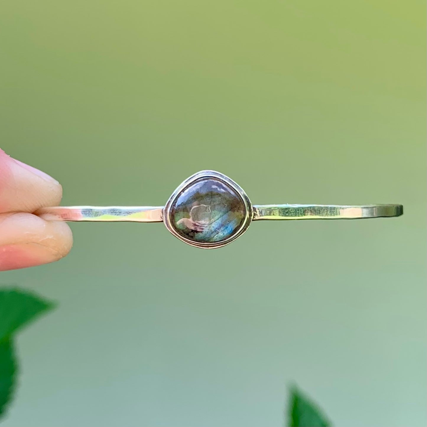 Labradorite Cuff Bracelet | Sterling Silver | Natural Crystal Bracelet | Gemstone Bracelet | Handmade | Gift | Gifting | Arm Cuff | Gifts