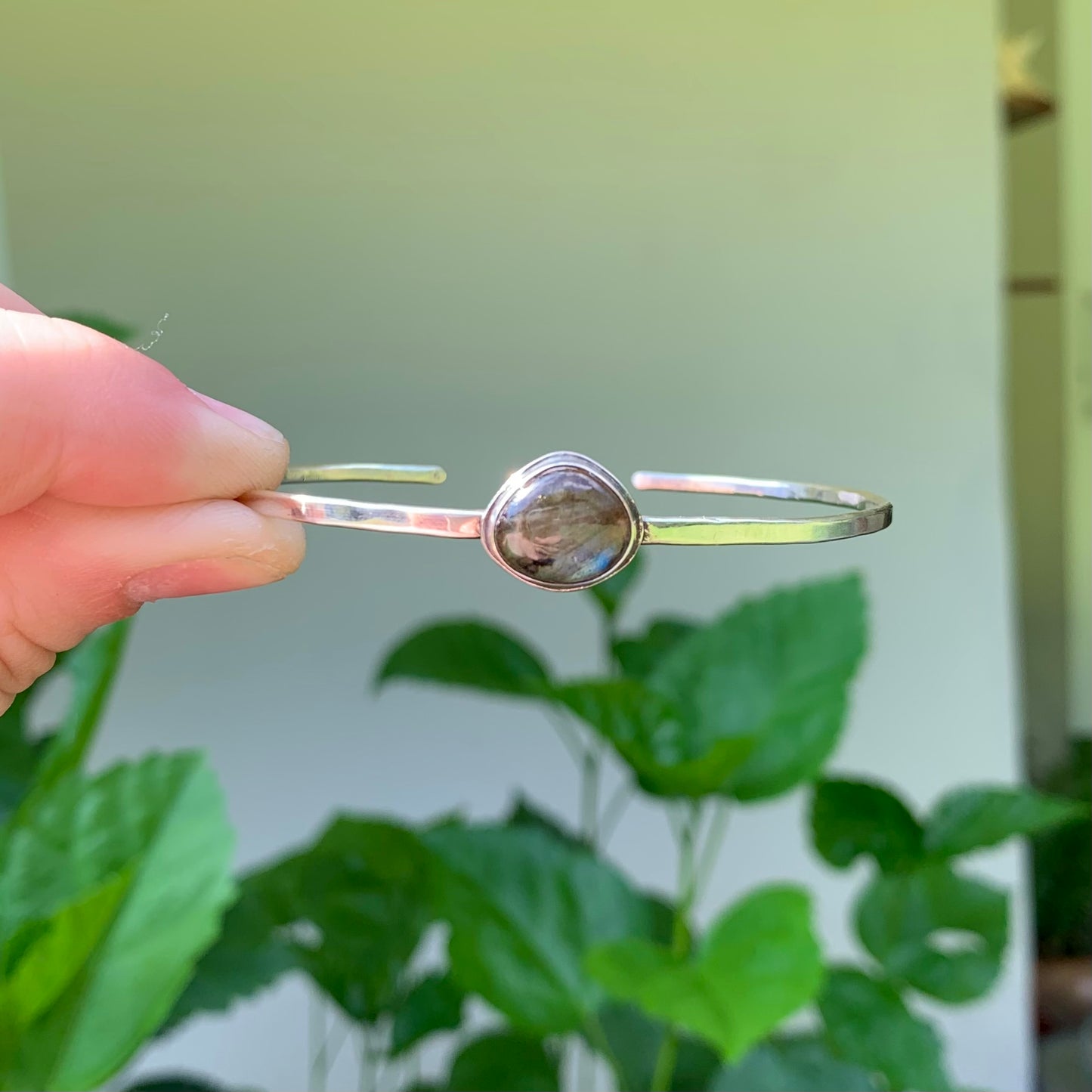 Labradorite Cuff Bracelet | Sterling Silver | Natural Crystal Bracelet | Gemstone Bracelet | Handmade | Gift | Gifting | Arm Cuff | Gifts