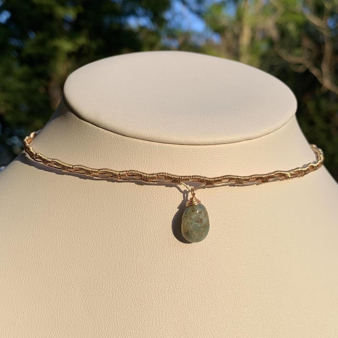 Weaved Ocean Jasper Choker