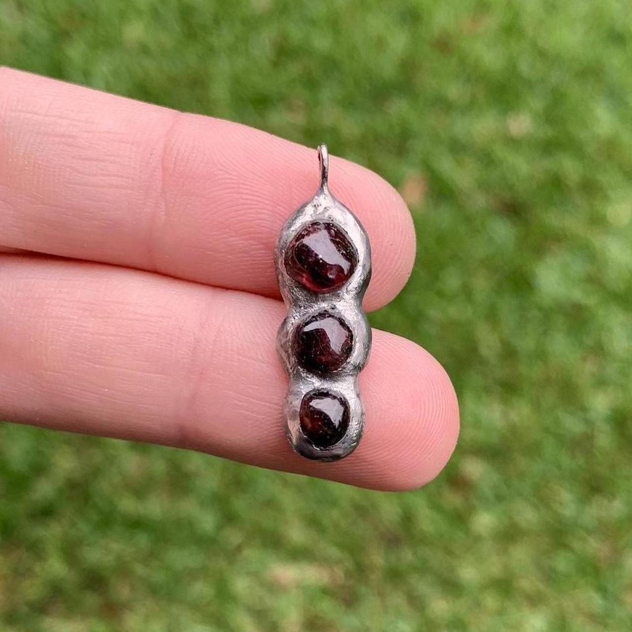 Triple Garnet Pendant