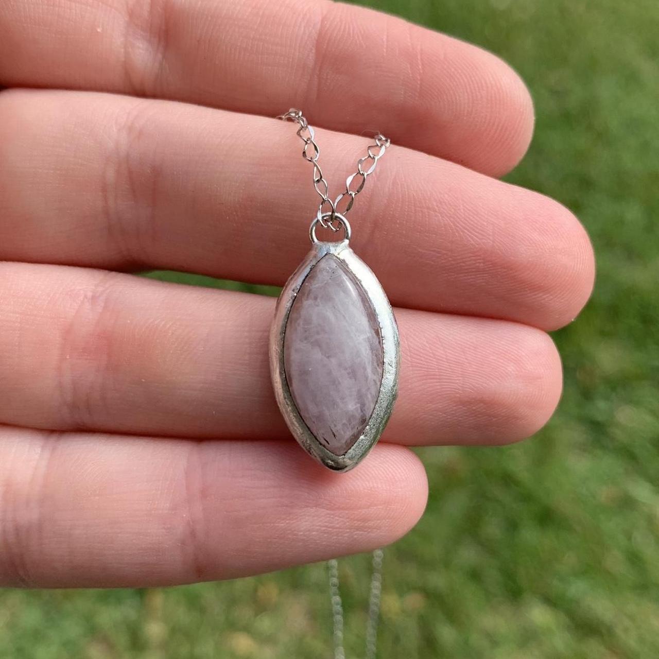 Lavender Jade Pendant