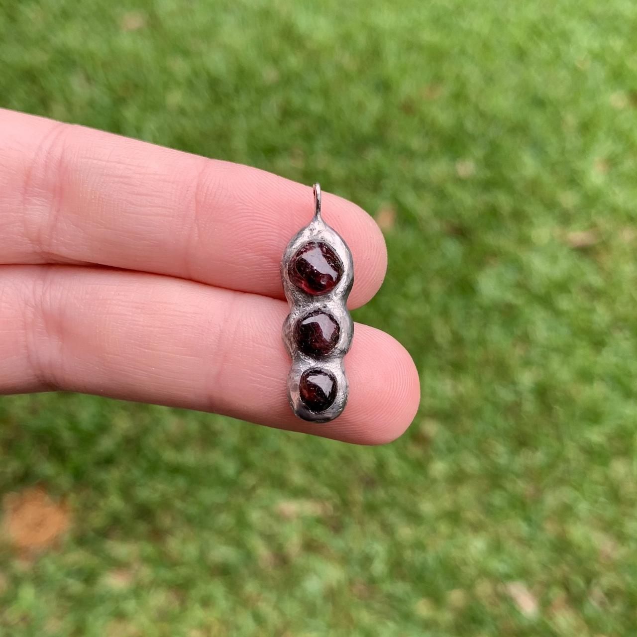 Triple Garnet Pendant