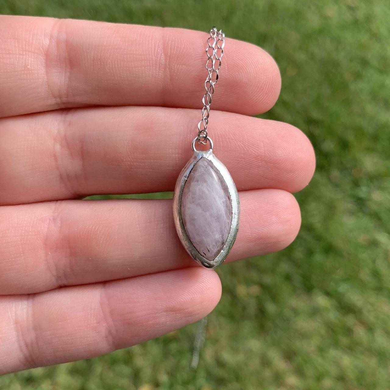 Lavender Jade Pendant