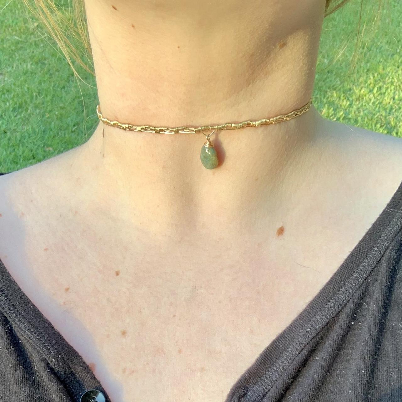 Weaved Ocean Jasper Choker