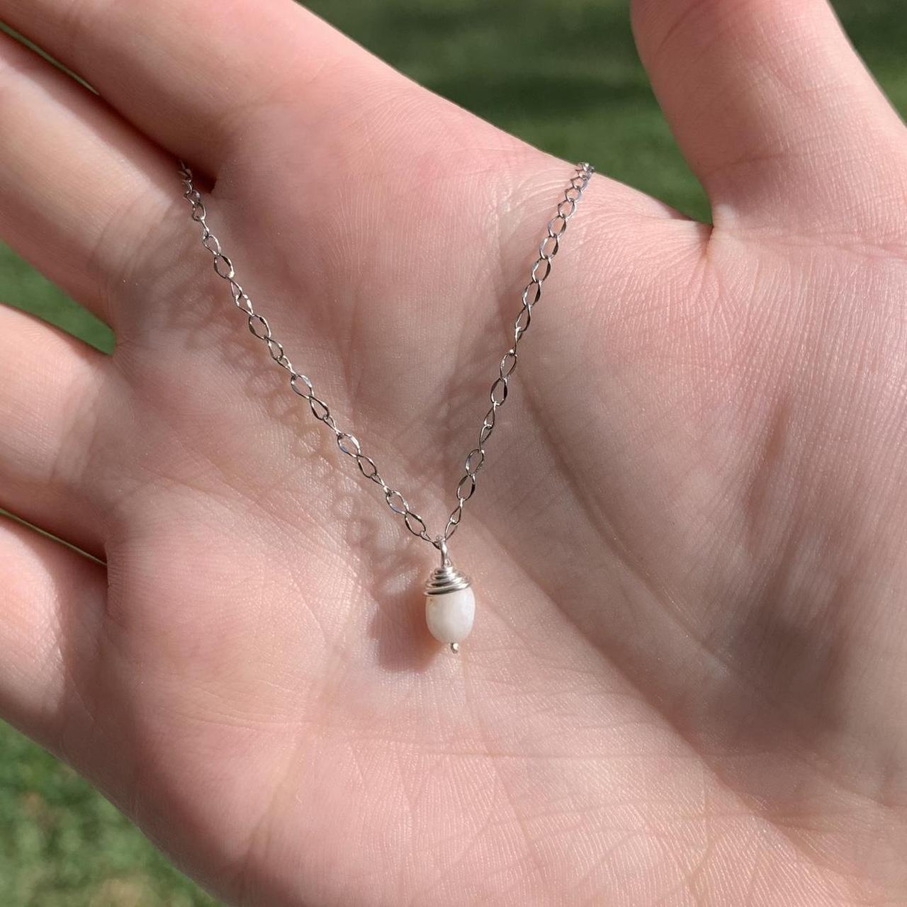 Dainty Moonstone Necklace