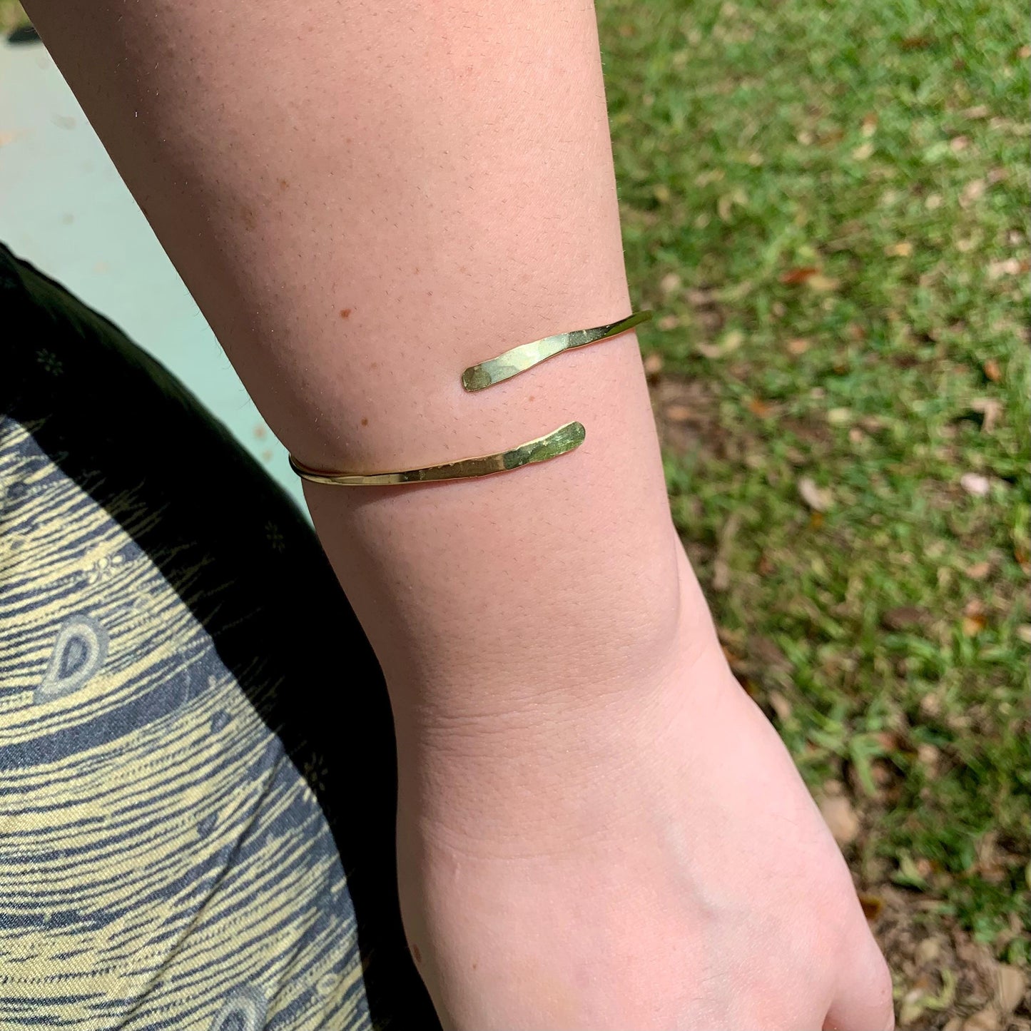 Custom Arm Cuff | Hammered Minimalist Arm Cuff | Armlet | Bracelet | Bohemian | Goddess | Band | Bangle | Jewelry | Gift | Matching |