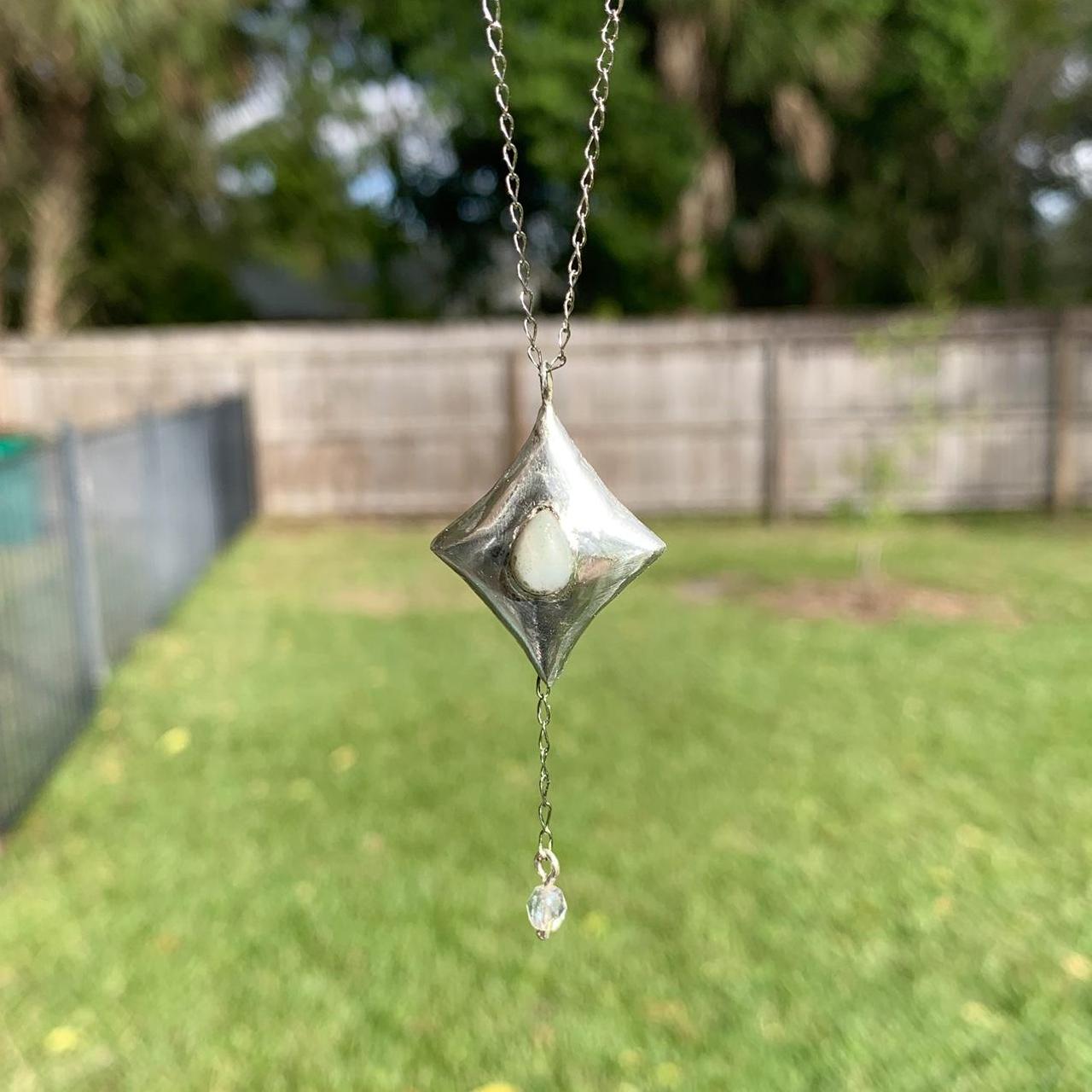 Amazonite Crystal Pendant