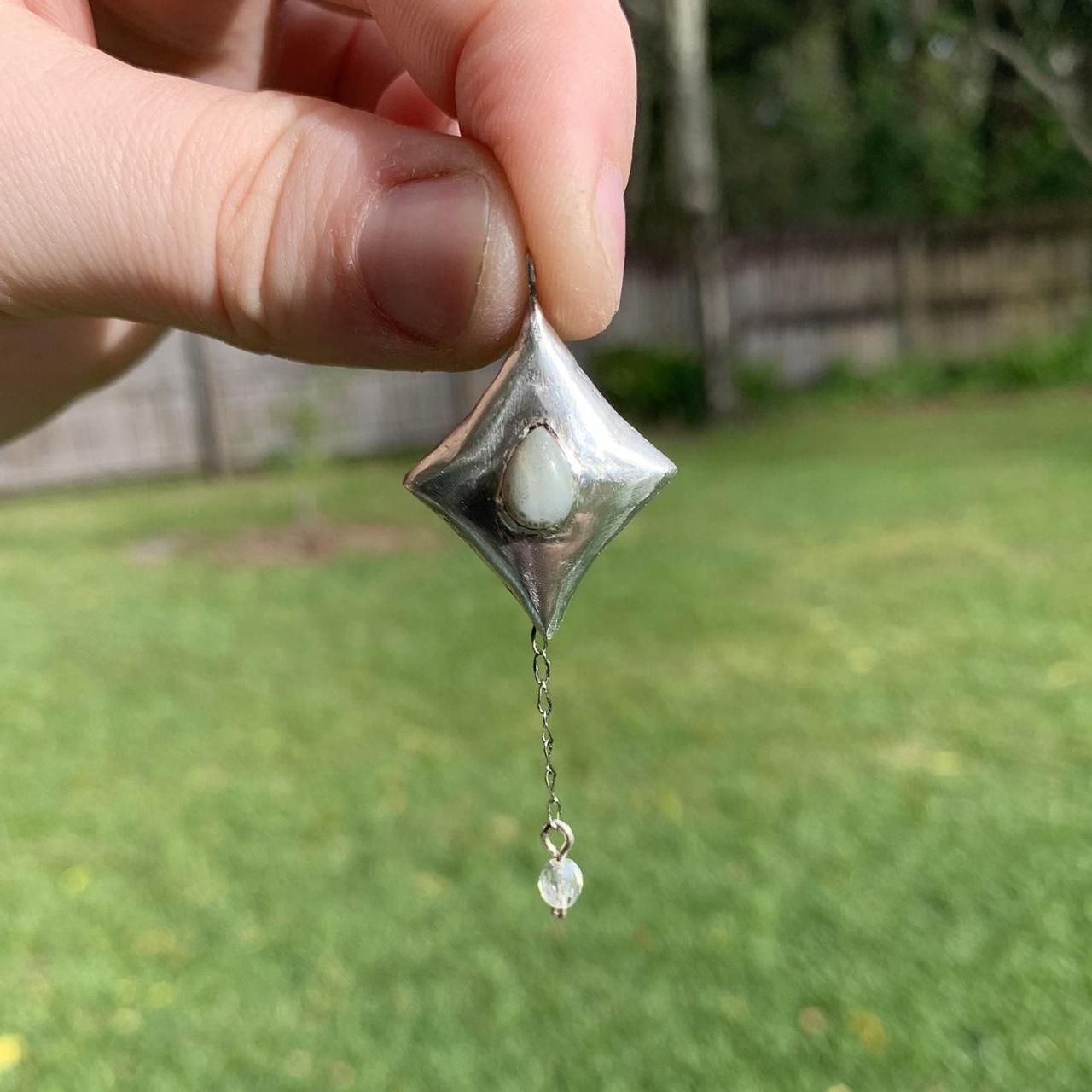 Amazonite Crystal Pendant