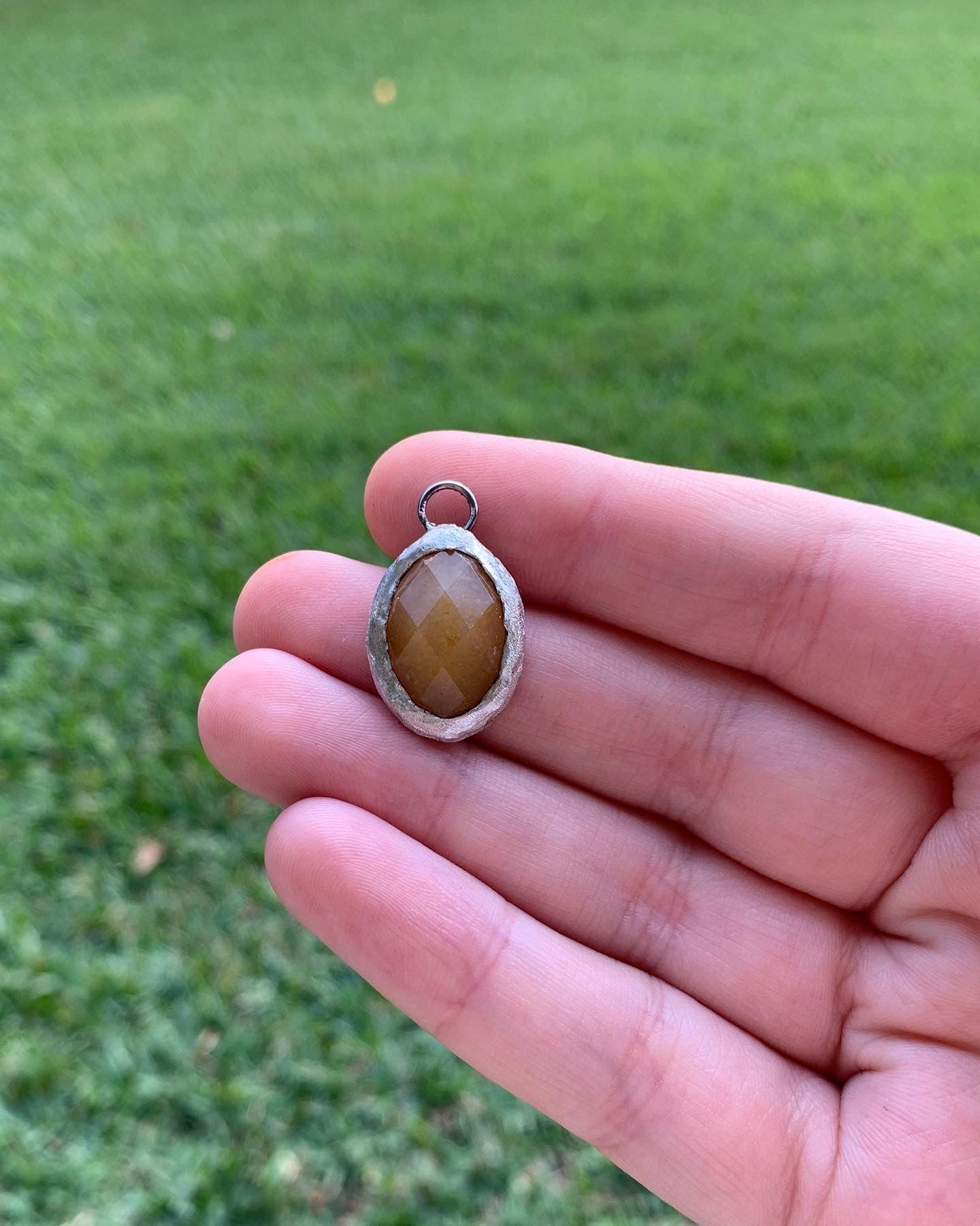 Topaz Jade Pendant