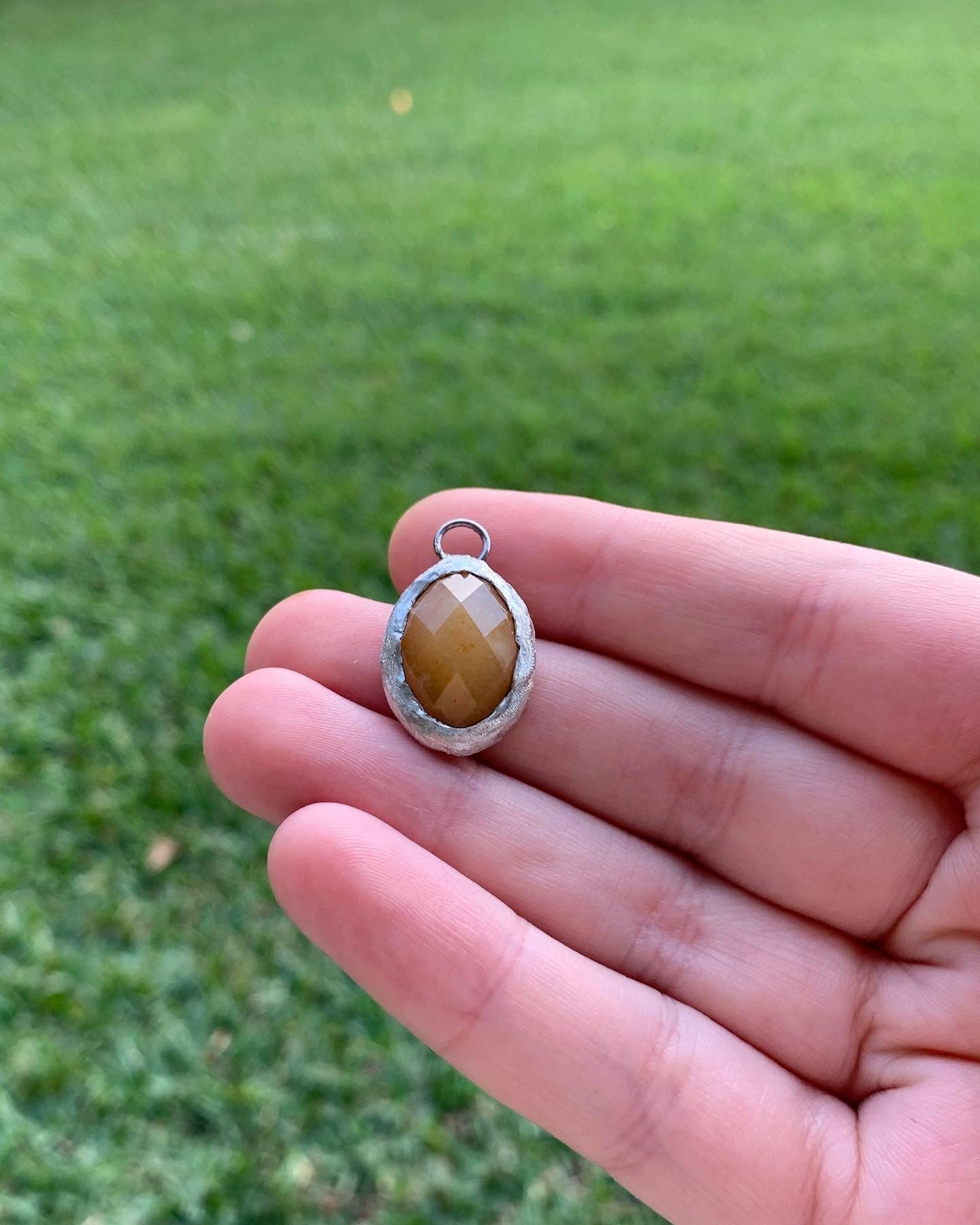 Topaz Jade Pendant